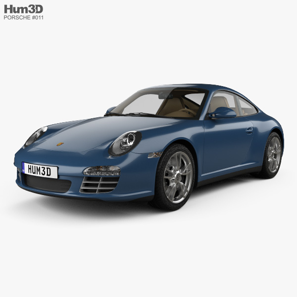 Porsche 911 Carrera 4 Coupe 2012 3D模型