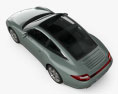 Porsche 911 Targa 4 2012 3d model top view
