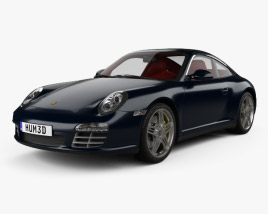 3D model of Porsche 911 Targa 4S 2012