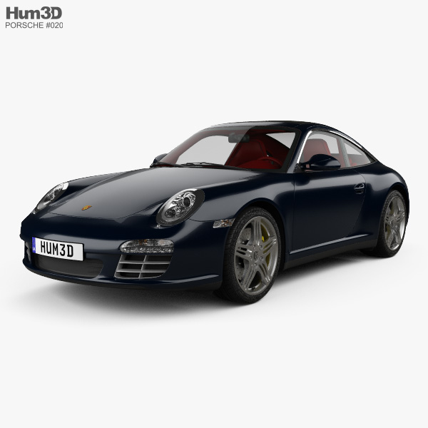 Porsche 911 Targa 4S 2012 3D model