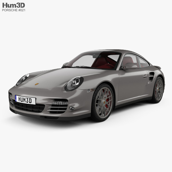 Porsche 911 Turbo Coupe 2012 3D модель