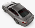 Porsche 911 Turbo Coupe 2012 3d model top view