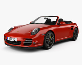 Porsche 911 Turbo カブリオレ 2012 3Dモデル