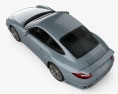 Porsche 911 Turbo S Coupe 2012 3Dモデル top view