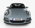 Porsche 911 Turbo S Coupe 2012 3Dモデル front view