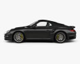 Porsche 911 Turbo S 敞篷车 2012 3D模型 侧视图