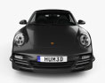 Porsche 911 Turbo S 敞篷车 2012 3D模型 正面图