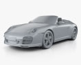 Porsche 911 Speedster 2012 3Dモデル clay render