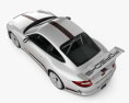 Porsche 911 GT3RS 2012 3d model top view