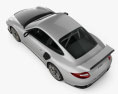 Porsche 911 GT2RS 2012 3D-Modell Draufsicht
