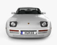 Porsche 944 coupe 1991 3D模型 正面图