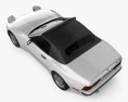 Porsche 944 敞篷车 1991 3D模型 顶视图
