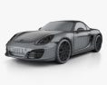 Porsche Boxster S 981 2015 Modello 3D wire render