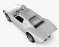Porsche 904 1964 3D-Modell Draufsicht