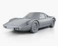 Porsche 904 1964 3D模型 clay render