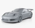 Porsche 911 Carrera (991) RSR 2015 3D-Modell clay render