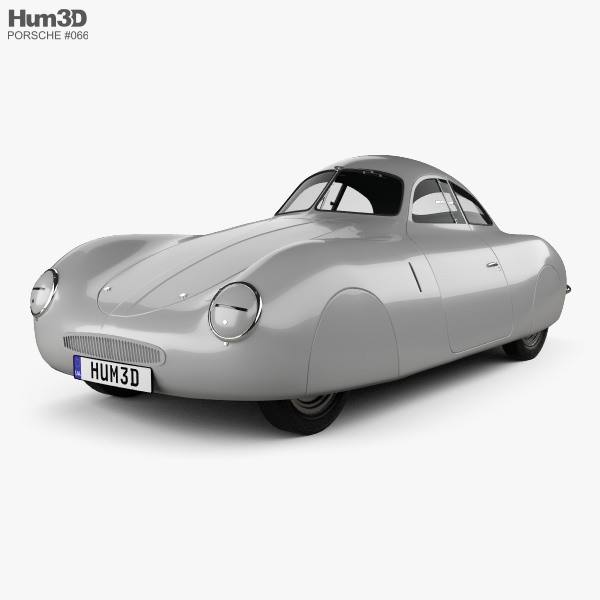 Porsche Type 64 1939 3D 모델 