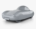 Porsche Type 64 1939 3D модель clay render