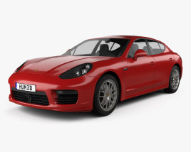 3D model of Porsche Panamera GTS 2016