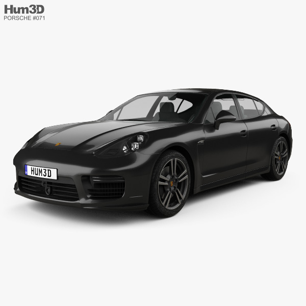 Porsche Panamera Turbo 2016 3D model