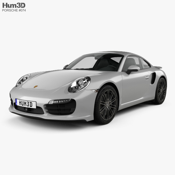 Porsche 911 Carrera (991) Turbo 2015 3D модель