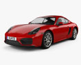 Porsche Cayman GTS 2016 3D модель