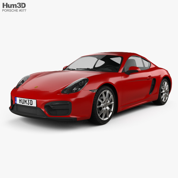 Porsche Cayman GTS 2016 3D model