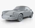 Porsche 911 Carrera RS Sport (911) 1972 3Dモデル clay render