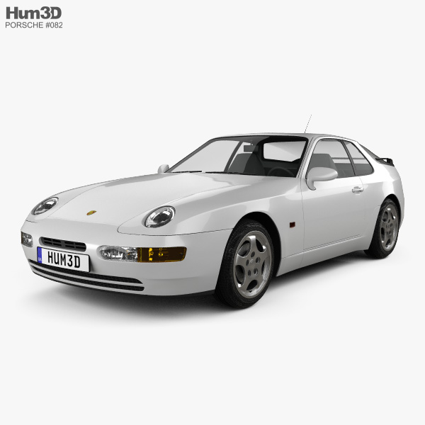 Porsche 968 1995 3D模型