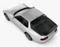 Porsche 968 1995 3D模型 顶视图