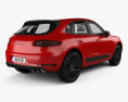 Porsche Macan GTS 2020 3D模型 后视图