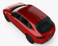 Porsche Macan GTS 2020 3D模型 顶视图