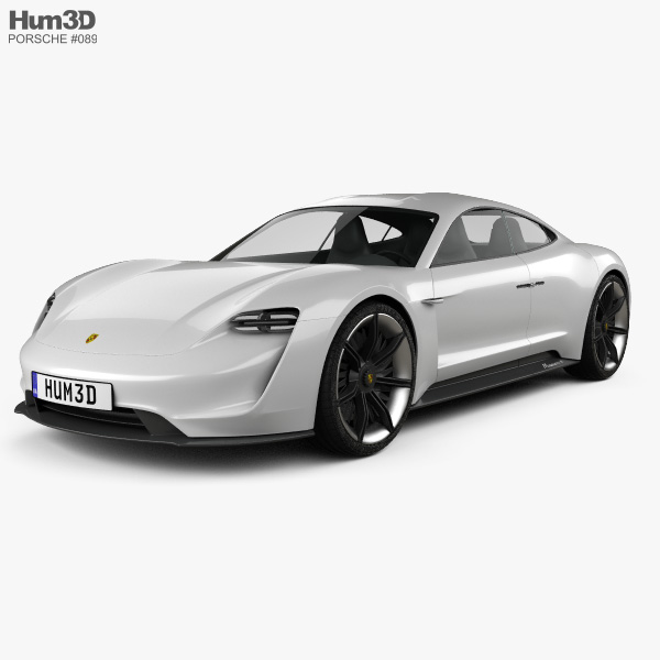 Porsche Mission E 2016 3D model