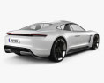 Porsche Mission E 2016 3D模型 后视图