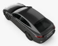 Porsche Panamera Turbo 2020 3D-Modell Draufsicht