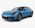 Porsche Panamera 4S 2020 3D модель