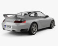 Porsche 911 GT2 coupe (996) 2004 3D模型 后视图