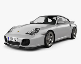 3D model of Porsche 911 Turbo coupe (996) 2003