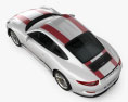 Porsche 911 R (991) 2020 3Dモデル top view