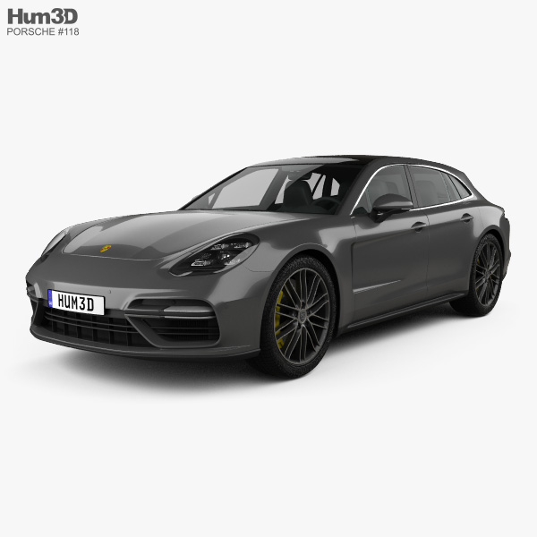 Porsche Panamera Sport Turismo Turbo 2020 3D model
