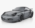 Porsche 911 GT3RS 쿠페 (996) 2006 3D 모델  wire render