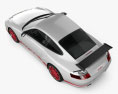 Porsche 911 GT3RS coupe (996) 2006 3D模型 顶视图