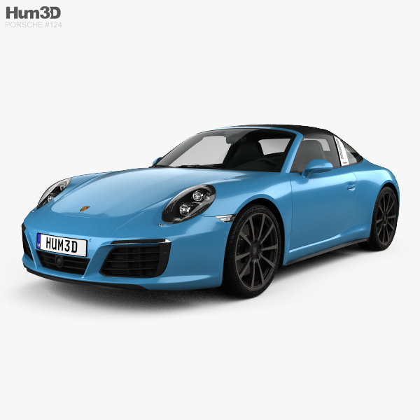 Porsche 911 Targa (991) 4S 2020 3Dモデル