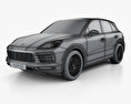 Porsche Cayenne S 2020 3Dモデル wire render