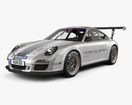 Porsche 911 Carrera GT3 Cup Car 2020 3D модель