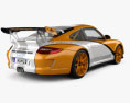 Porsche 911 GT3 RS 2020 3D模型 后视图