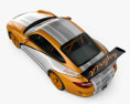 Porsche 911 GT3 RS 2020 Modello 3D vista dall'alto
