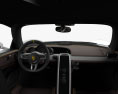 Porsche 918 spyder con interni 2015 Modello 3D dashboard