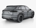Porsche Cayenne Turbo с детальным интерьером 2020 3D модель