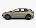 Porsche Cayenne Turbo with HQ interior 2020 3d model side view